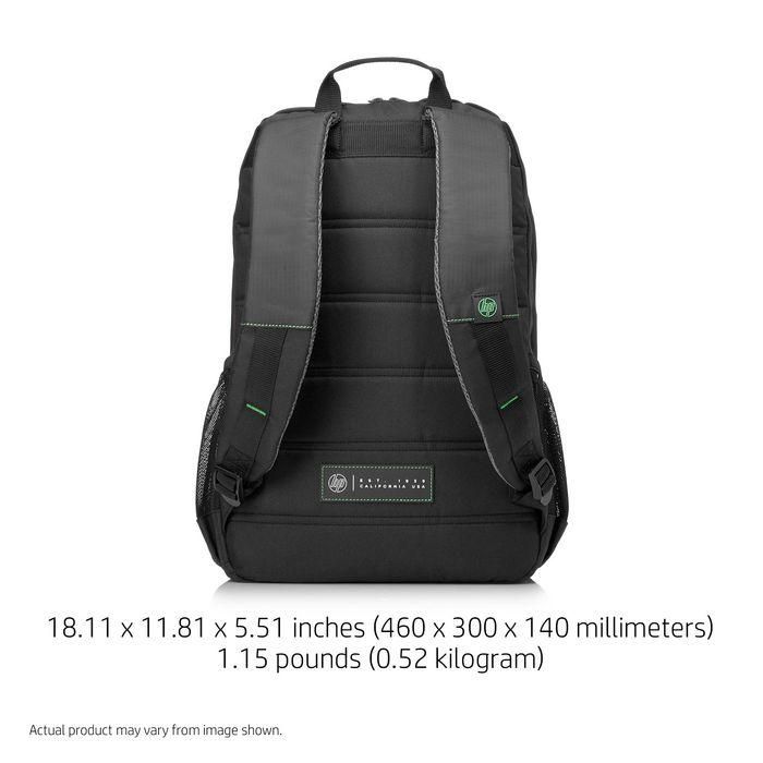HP 39.62 cm (15.6") Active Backpack (Black/Mint Green) 5 HP 39.62 cm (15.6") Active Backpack (Black/Mint Green) 5