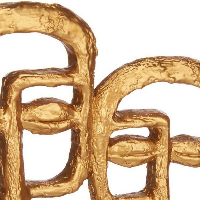 Figura Decorativa Gift Decor YZ211914-4 YZ211914-4 Dorado Cara 27 x 32,5 x 10,5 cm 1