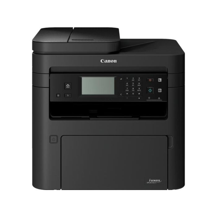 Canon MF267Dw II Multifunción Laser Monocromo, Impresión/Copia/Escaneo/Fax, WiFi, Duplex, Negro