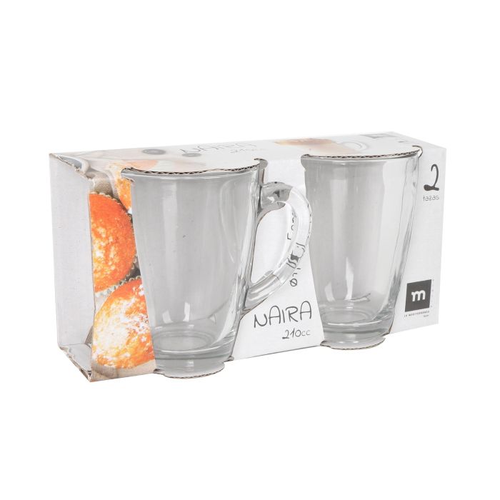 La Mediterranea Set 2 Tazas Cafe Con Leche Nairad 21 cl 6