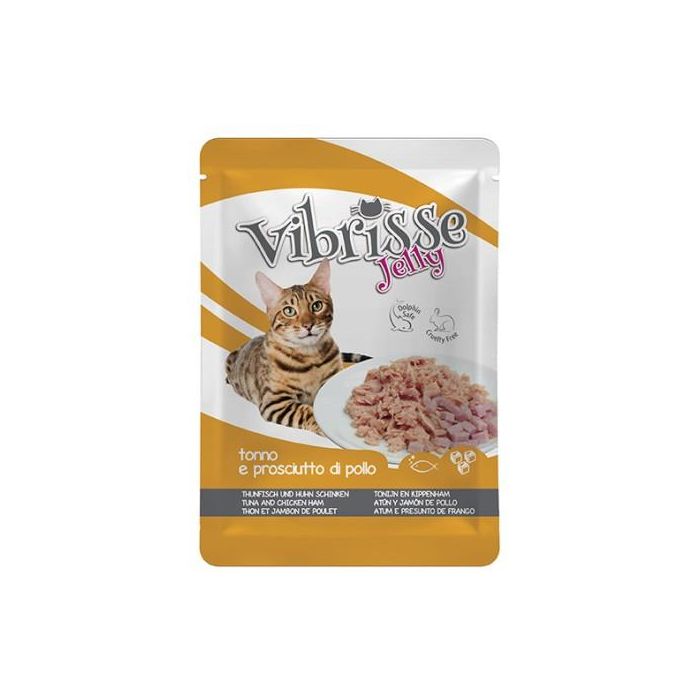 Croci Vibrisse Gato Pouch Atún Y Jamoncitos 70 gr