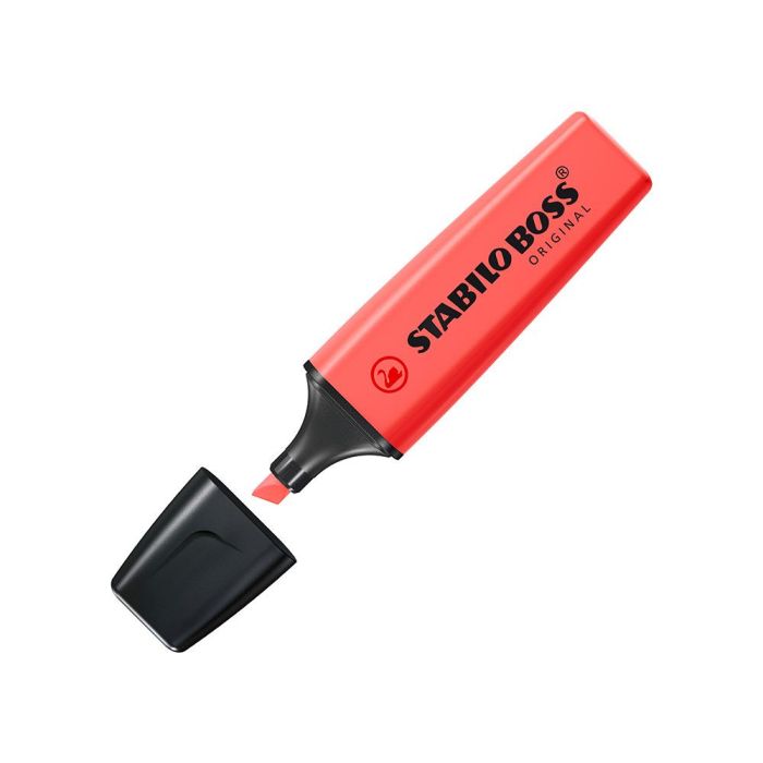 Rotulador Stabilo Boss Fluorescente 70 Rojo 5