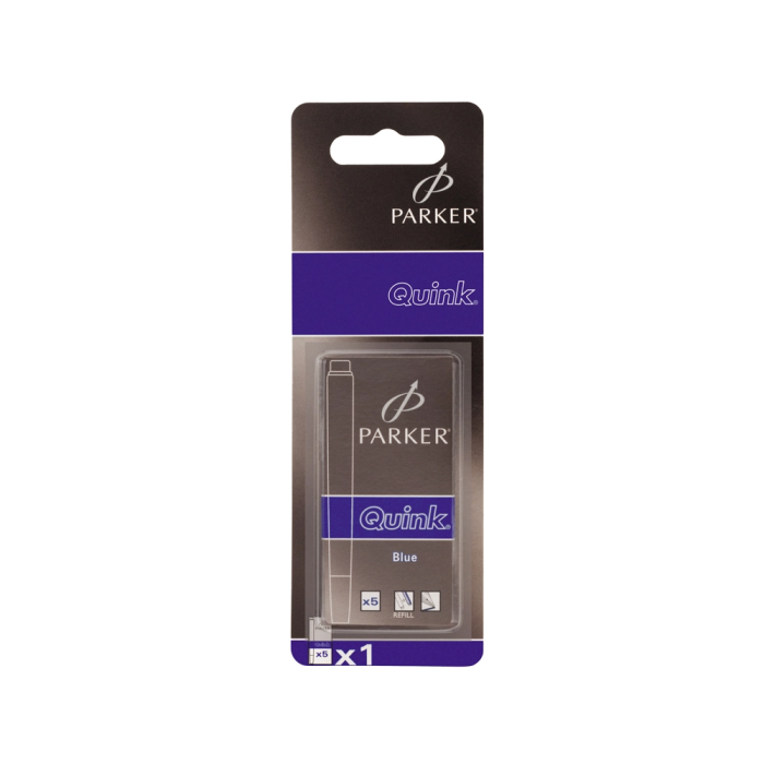 Parker Recambio Tinta Estilografica Azul Real Caja de 5 Cartuchos 1