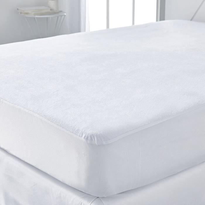 Protector de colchón impermeable - TODAY - Essential - Para cama individual - 90 x 190 cm para hervir Protector de colchón impermeable - TODAY - Essential - Para cama individual - 90 x 190 cm para hervir