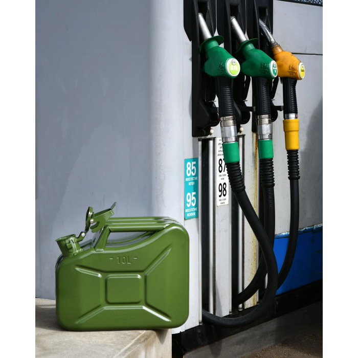 Precision Steel Bidón Metálico 10L XLT1684854748027 - Bidón de Gasolina 2