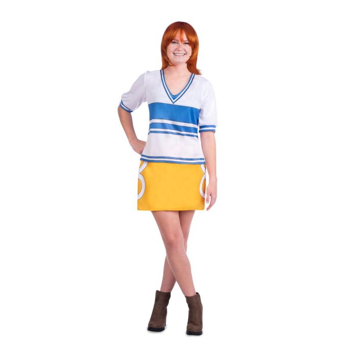 Disfraz nami peluca, camiseta y falda talla l