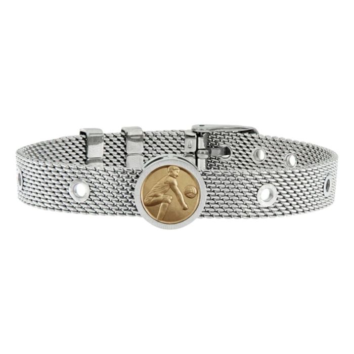 Pulsera Unisex VolleyBall Player Talent Jewels TJA-1-12-01-1-235 Plateado 0 Pulsera Unisex VolleyBall Player Talent Jewels TJA-1-12-01-1-235 Plateado 0