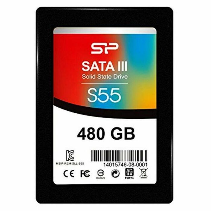 Silicon Power SP480GBSS3S55S25 Disco Duro Interno SSD 480GB 2.5" SATA III Lectura 560MB/s Escritura 530MB/s 3 Silicon Power SP480GBSS3S55S25 Disco Duro Interno SSD 480GB 2.5" SATA III Lectura 560MB/s Escritura 530MB/s 3