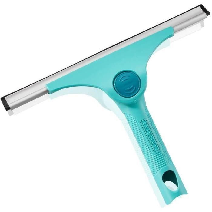 Limpiacristales 2 en 1 Leifheit Pro Reach 51425 M, limpiacristales de ducha de 28 cm con articulación móvil y borde de goteo, sistema de clic Limpiacristales 2 en 1 Leifheit Pro Reach 51425 M, limpiacristales de ducha de 28 cm con articulación móvil y borde de goteo, sistema de clic