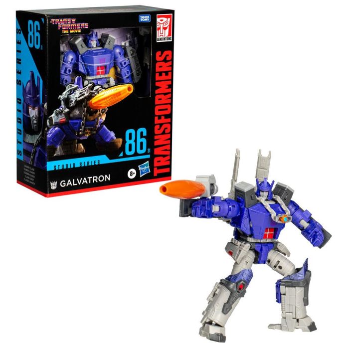 HASBRO Transformers Studio Series The Movie Figura articulada de Galvatron 21,5cm, conversión robot a cañón galáctico, incluye 3 accesorios 3 HASBRO Transformers Studio Series The Movie Figura articulada de Galvatron 21,5cm, conversión robot a cañón galáctico, incluye 3 accesorios 3