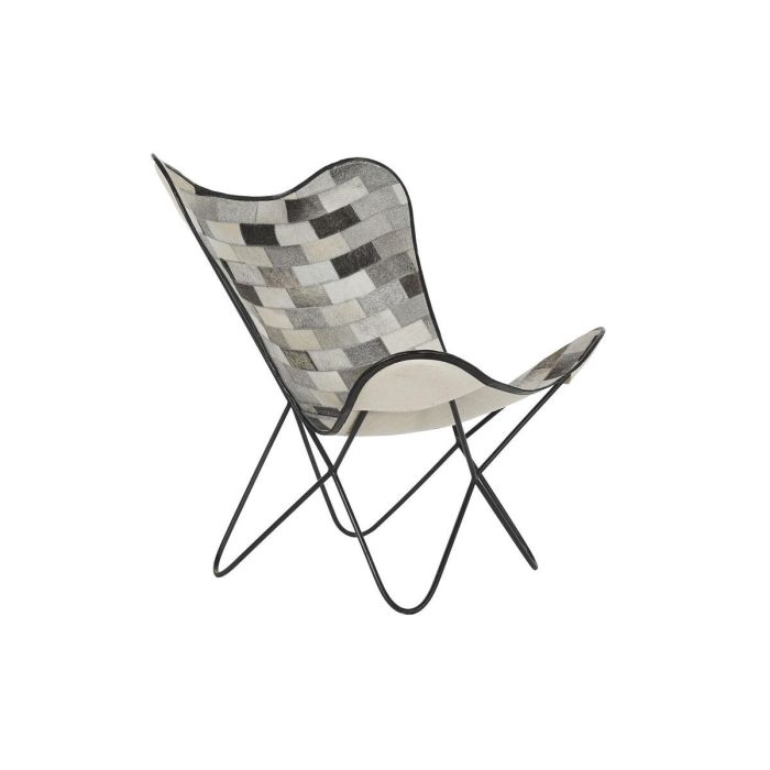 Silla Colonial DKD Home Decor Blanco Negro 70 x 90 x 74 cm Silla Colonial DKD Home Decor Blanco Negro 70 x 90 x 74 cm