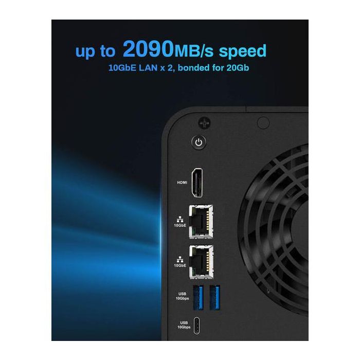TERRAMASTER F4-424MAX 4bay NAS.10-CoreCPU.16GB DDR5.Diskless 2 TERRAMASTER F4-424MAX 4bay NAS.10-CoreCPU.16GB DDR5.Diskless 2