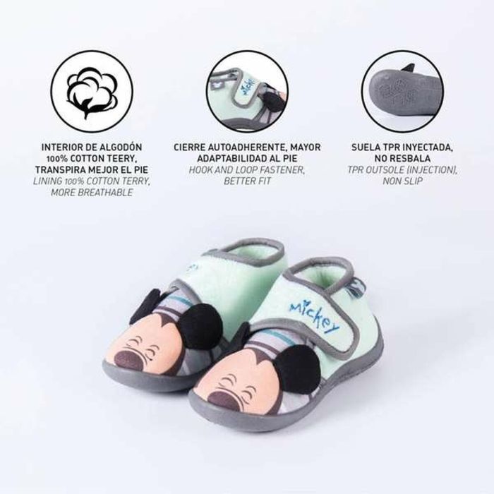 Zapatillas de casa media bota 3D mickey talla t021 1 Zapatillas de casa media bota 3D mickey talla t021 1