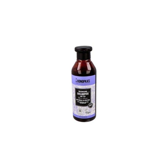 DR. KONOPKA'S Champú Volumen Cabello Normal y Fino, Vegano, Orgánico, Aloe Vera, Lavanda y Bálsamo de Limón, 280ml