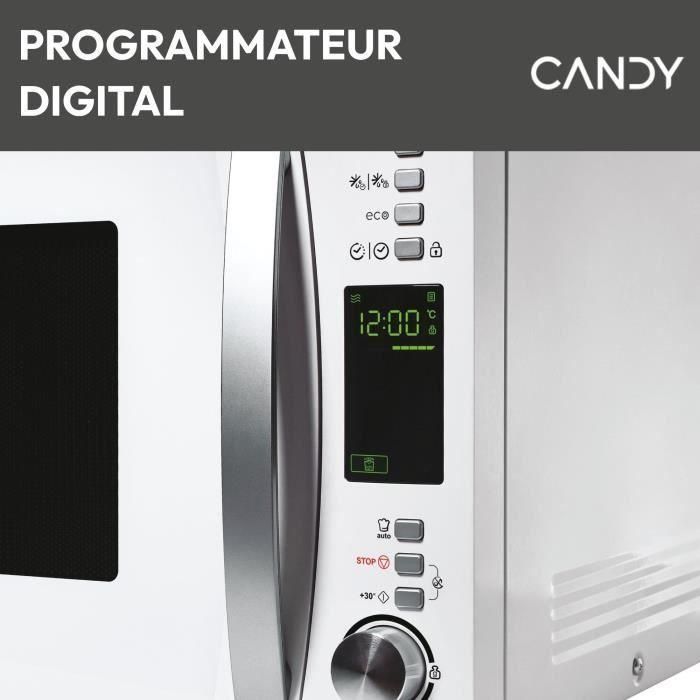 CARAMELO - CMXW30DW - Microondas - Blanco - 30L - 900W - Independiente 2 CARAMELO - CMXW30DW - Microondas - Blanco - 30L - 900W - Independiente 2