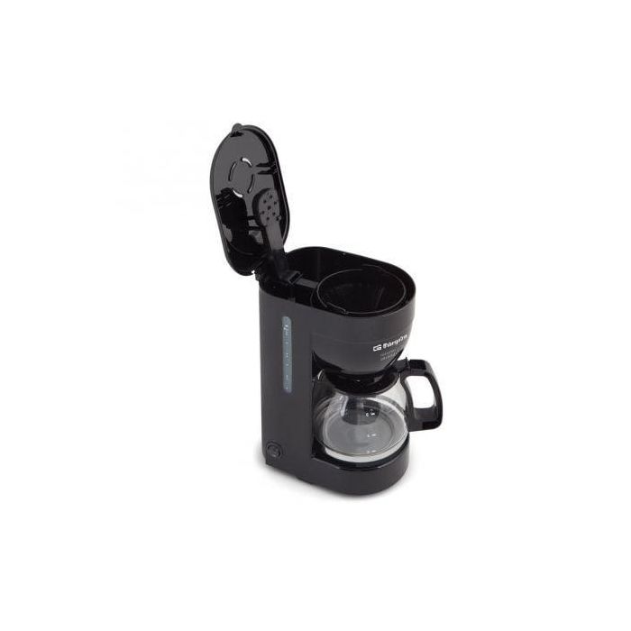 Orbegozo CG 4014 Cafetera de Goteo 6 Tazas Negra con Filtro Permanente, Jarra Cristal, Antigoteo, Placa Calentadora 650W 3 Orbegozo CG 4014 Cafetera de Goteo 6 Tazas Negra con Filtro Permanente, Jarra Cristal, Antigoteo, Placa Calentadora 650W 3