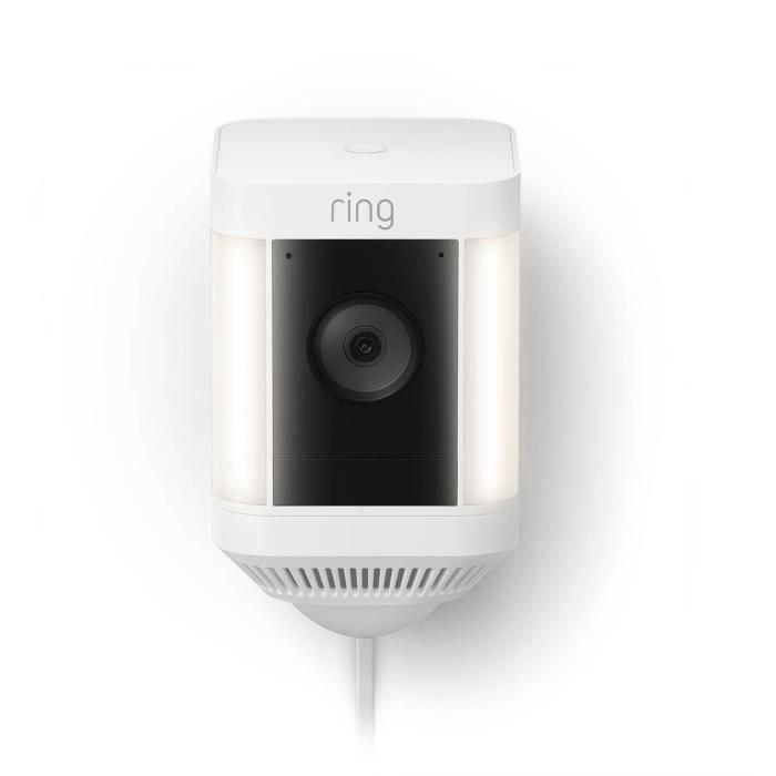 Ring RIN0840268919832 Cámara de Vigilancia Spotlight Plus Enchufable Blanca UE 4 Ring RIN0840268919832 Cámara de Vigilancia Spotlight Plus Enchufable Blanca UE 4