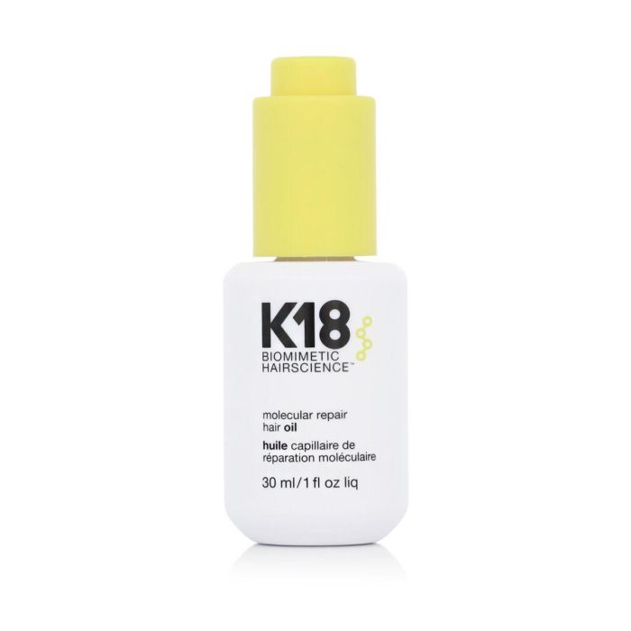 K18 MOLECULAR Aceite de Reparación 30 ml - Tratamiento Antiencrespamiento y Definición de Rizos Afro, Repara Daños y Aporta Brillo 1