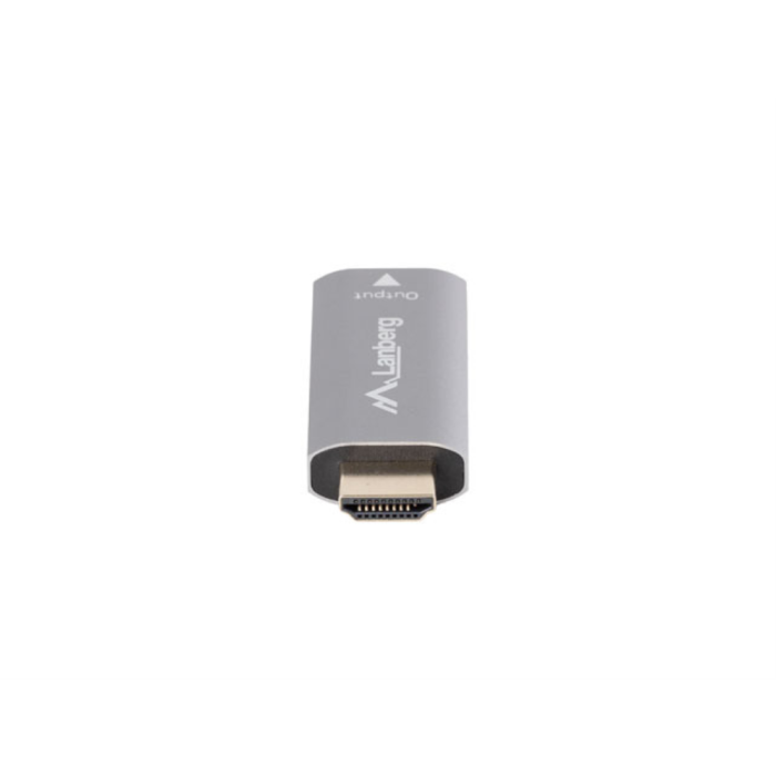 LANBERG AD-HD-DP-01 Adaptador de Cable de Vídeo HDMI a DisplayPort Plata 4 LANBERG AD-HD-DP-01 Adaptador de Cable de Vídeo HDMI a DisplayPort Plata 4