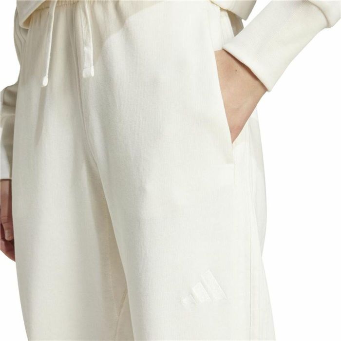 Pantalón Largo Deportivo Adidas All Szn French Terry Blanco Mujer 2