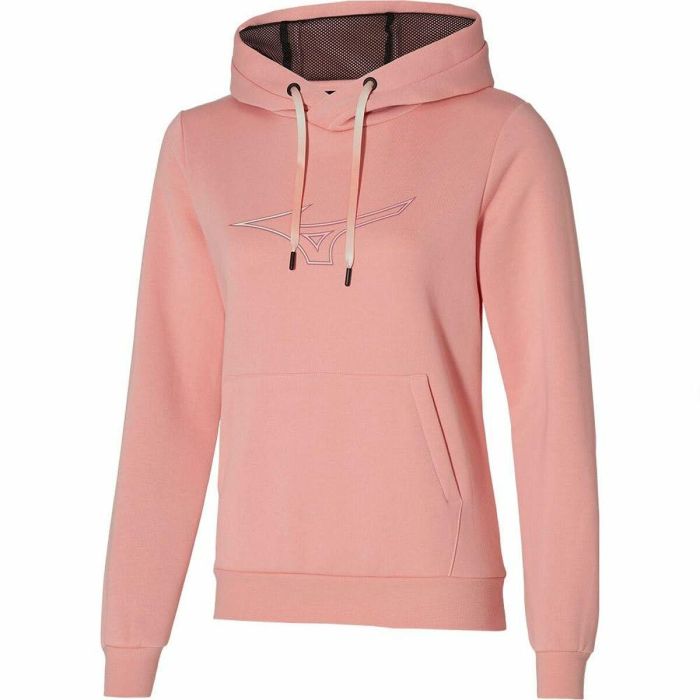 Sudadera con Capucha Mujer Mizuno Rosa