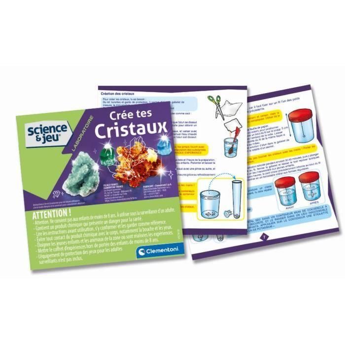 Clementoni Crea Cristales Juego Científico - Experimento STEM para Niños a partir de 10 Años 4