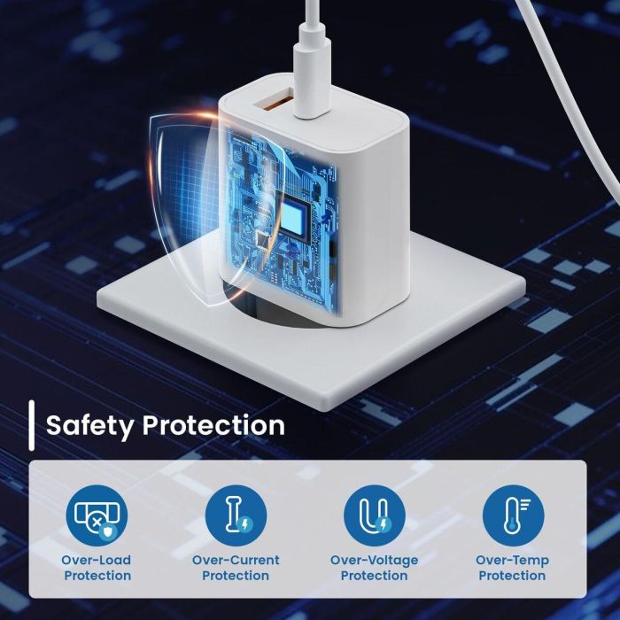 Cargador de Pared Ewent EW1318 Blanco 20 W 5 Cargador de Pared Ewent EW1318 Blanco 20 W 5