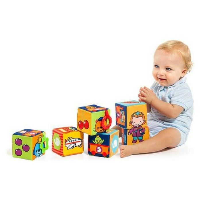 Bolsa cubos aprendizaje de tela 6 piezas 2 Bolsa cubos aprendizaje de tela 6 piezas 2