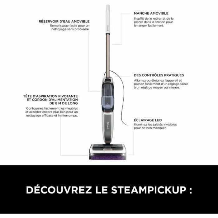Limpiador a vapor Shark Shark SteamPickUp SD200EU Trapeador a vapor para pisos duros 4 Limpiador a vapor Shark Shark SteamPickUp SD200EU Trapeador a vapor para pisos duros 4