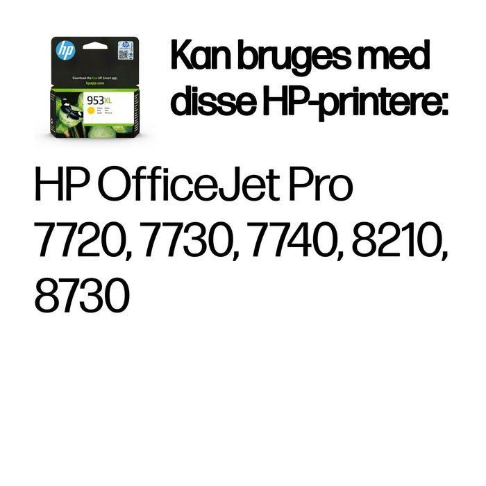 HP Oficejet Pro 7730/8710/8720/8730/8740 Cartucho Amarillo nº953XL 1450 pag 5 HP Oficejet Pro 7730/8710/8720/8730/8740 Cartucho Amarillo nº953XL 1450 pag 5