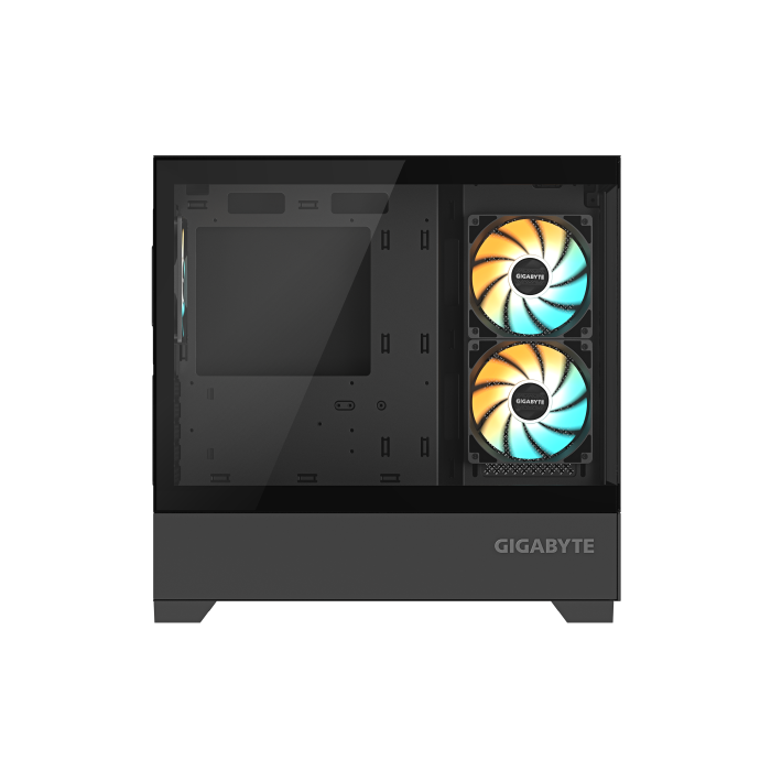 Gigabyte C201 Caja de PC Negra Midi Tower m-ATX con Soporte Radiador 360mm y 3 Ventiladores Preinstalados 6 Gigabyte C201 Caja de PC Negra Midi Tower m-ATX con Soporte Radiador 360mm y 3 Ventiladores Preinstalados 6