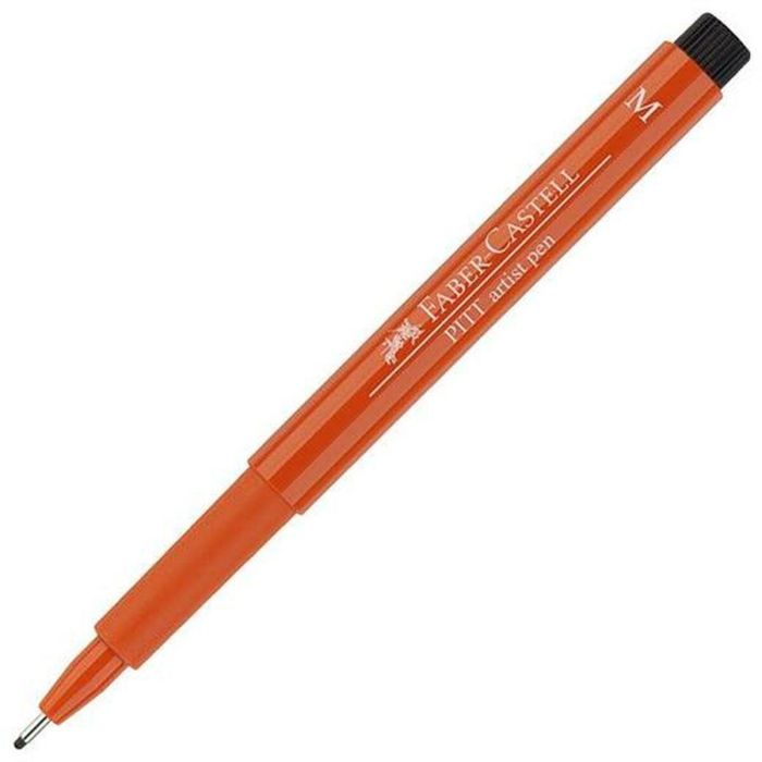 Rotuladores Faber-Castell Pitt Artist Fineliner M Naranja Oscuro (10 Unidades) 1