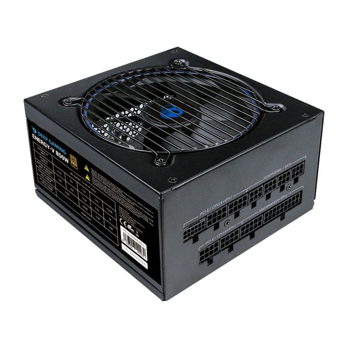 Coolbox Energy - V Fuente de Alimentación ATX 850W 80 Plus Gold Full Modular con Conector PCIe 5.0 de 16 pines, Ventilador de 120mm Silencioso