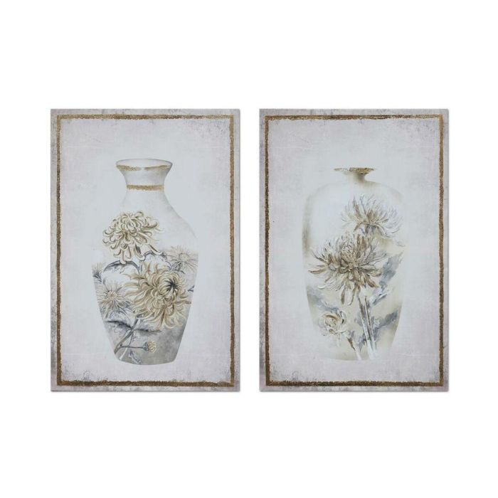 Cuadro Tradicional DKD Home Decor Beige Dorado 1.8 x 70 x 50 cm (2 Unidades) Cuadro Tradicional DKD Home Decor Beige Dorado 1.8 x 70 x 50 cm (2 Unidades)