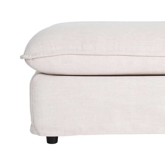 Puf Beige Dm-Tejido Salón 100 X 100 X 42 cm