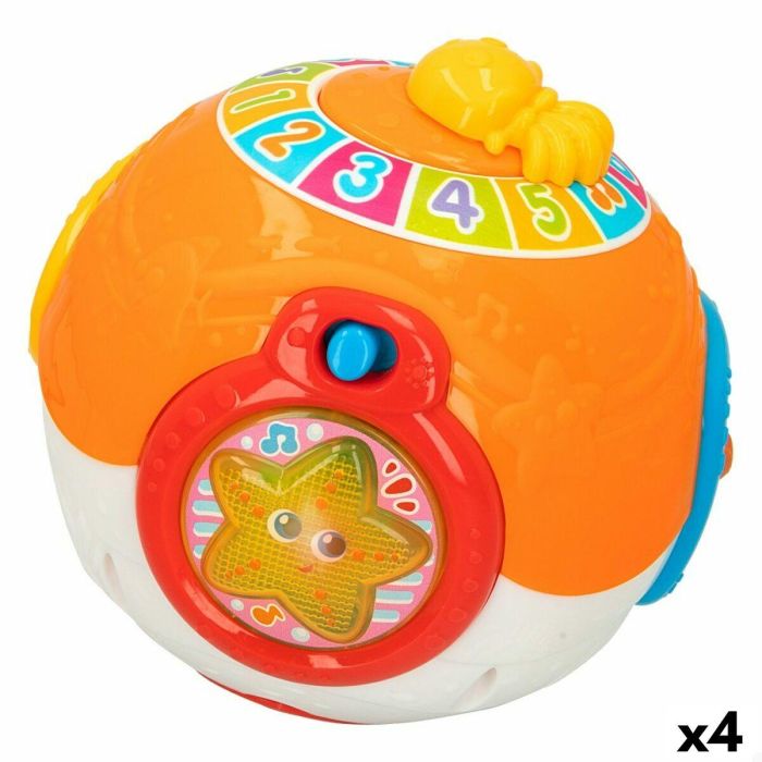 Juguete Musical Winfun 15 x 15 cm (4 Unidades) Bola Juguete Musical Winfun 15 x 15 cm (4 Unidades) Bola