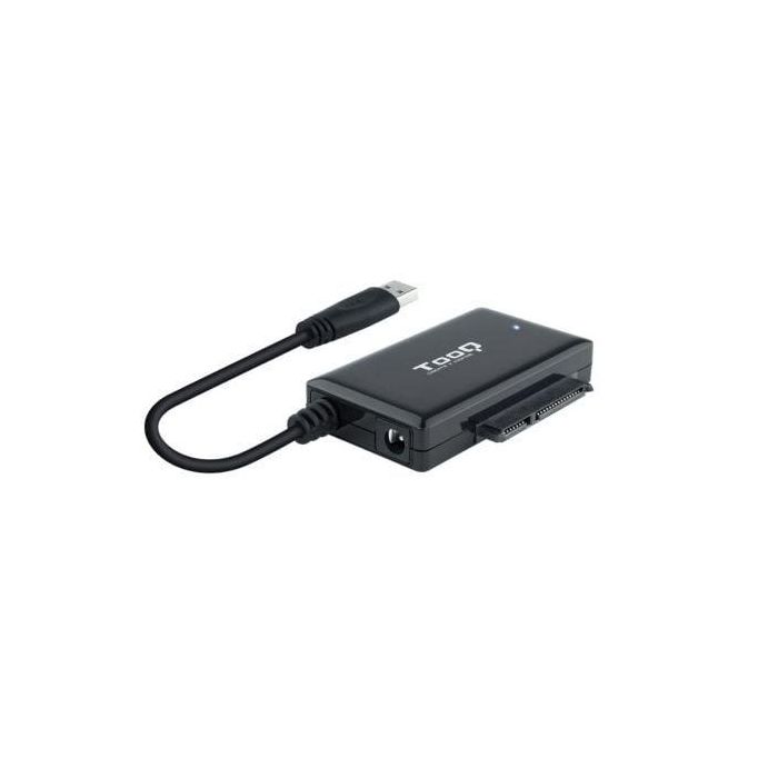 Tooq TQHDA-01A Adaptador USB 3.1 Gen1 a SATA para Discos Duros 2.5" 3.5" con Alimentación 12V para HDD hasta 4TB Tooq TQHDA-01A Adaptador USB 3.1 Gen1 a SATA para Discos Duros 2.5" 3.5" con Alimentación 12V para HDD hasta 4TB
