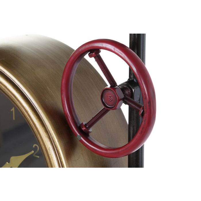 DKD Home Decor Reloj de Pared Grande Loft Dorado, Fabricado en Hierro y Cristal. Dimensiones: 73 cm alto x 50.5 cm ancho x 12 cm largo. 3 DKD Home Decor Reloj de Pared Grande Loft Dorado, Fabricado en Hierro y Cristal. Dimensiones: 73 cm alto x 50.5 cm ancho x 12 cm largo. 3