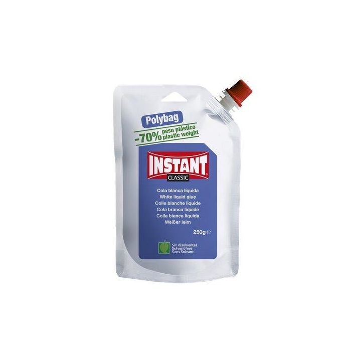 Cola Blanca Instant Polybag 250G 6 unidades