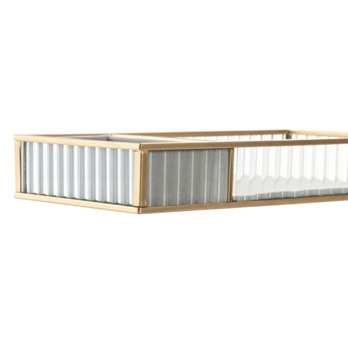 Joyero Glam DKD Home Decor Transparente Dorado 13 x 4 x 25 cm (4 Unidades) 2 Joyero Glam DKD Home Decor Transparente Dorado 13 x 4 x 25 cm (4 Unidades) 2