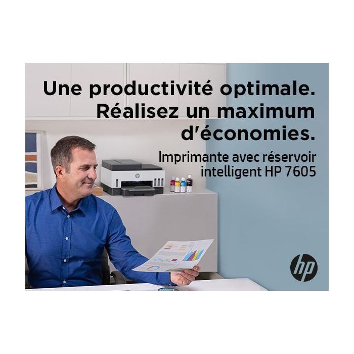 HP Smart Tank 7605 Multifunción Recargable WiFi Fax Dúplex Blanca 19