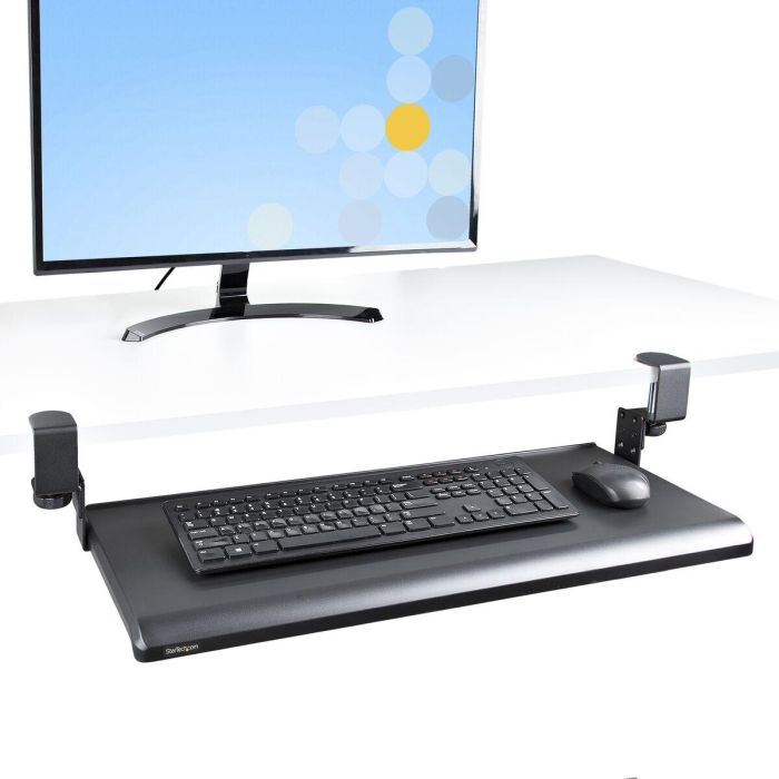 Soporte para Portátil Startech KEYBOARD-TRAY-CLAMP1 4 Soporte para Portátil Startech KEYBOARD-TRAY-CLAMP1 4