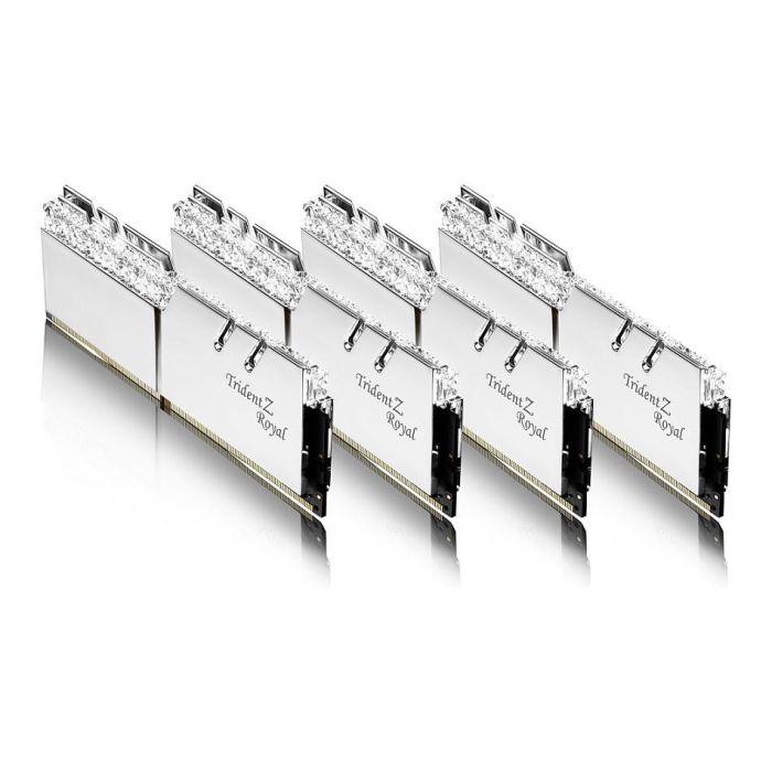 G.Skill F4-3600C16Q-64GTRSC Kit Quad DDR4 64 GB 3600 MHz CL16 Trident Z Royal (4x 16 GB) para PC/Servidor con Intel XMP 2.0 Plata 3