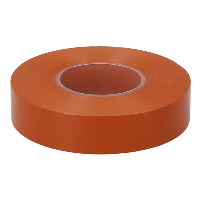 Nuñez-Plymouth Cinta Aislante Eléctrica Profesional PVC Alta Adhesión 19 mm x 33 m Marrón - Retardante Llama