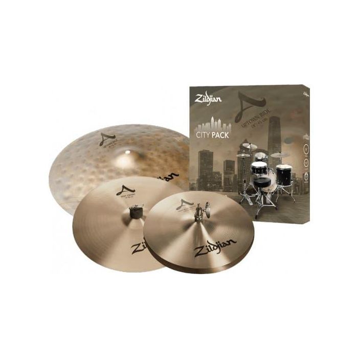 Zildjian Hh12 Juego A City New Beat, Crash 14" Fast, Ride 18" Uptown