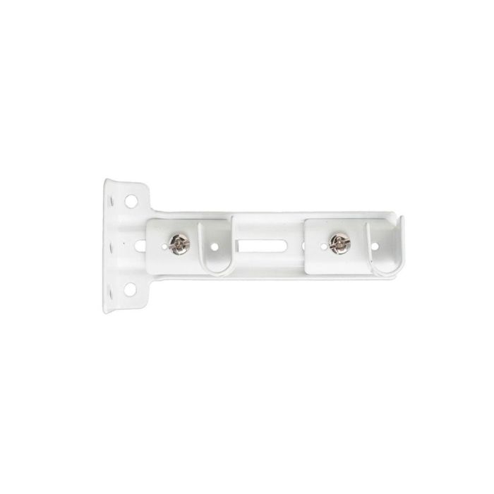 Soporte doble riel reforzado blanco (2 uds) cintacor - storplanet 1