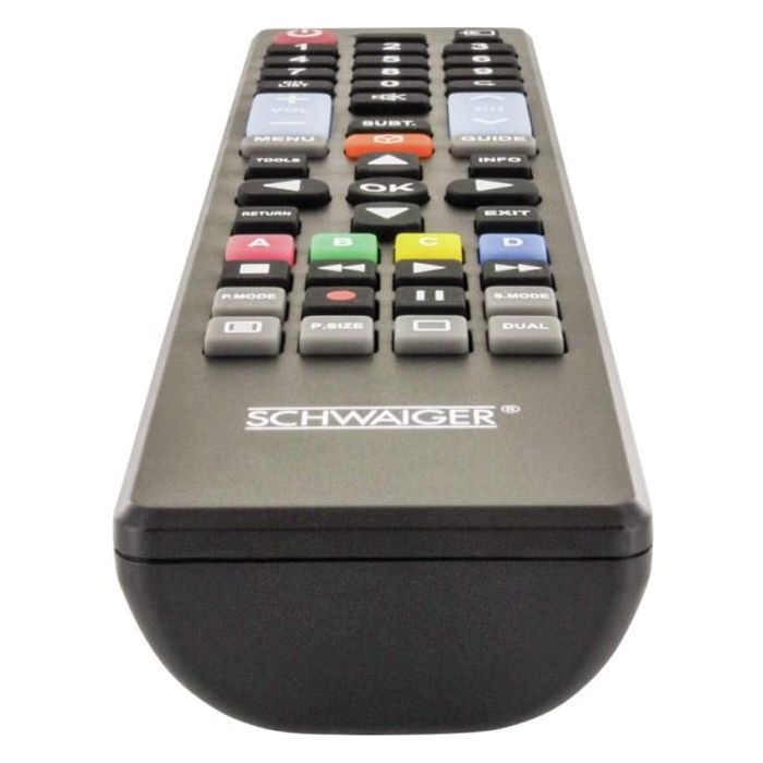 Schwaiger Fernbedienung 5 in 1 vorprogrammiert Schwarz 14 Schwaiger Fernbedienung 5 in 1 vorprogrammiert Schwarz 14