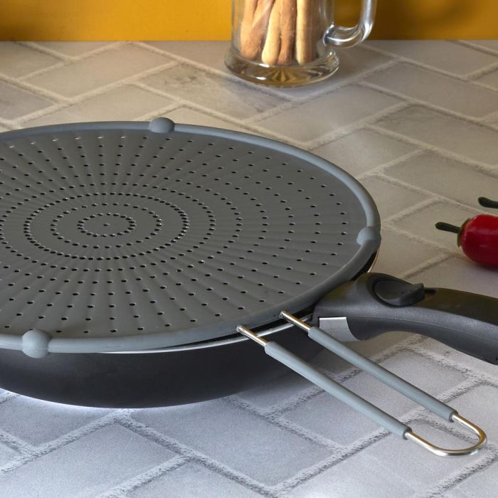 Cook Concept Tapa Antisalpicaduras 32 cm de Silicona para Cocina Anti Salpicaduras 3