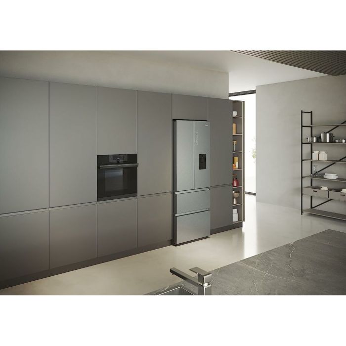 Frigorífico combinado Haier HFR5719EWMG 190 Plateado 4 Frigorífico combinado Haier HFR5719EWMG 190 Plateado 4