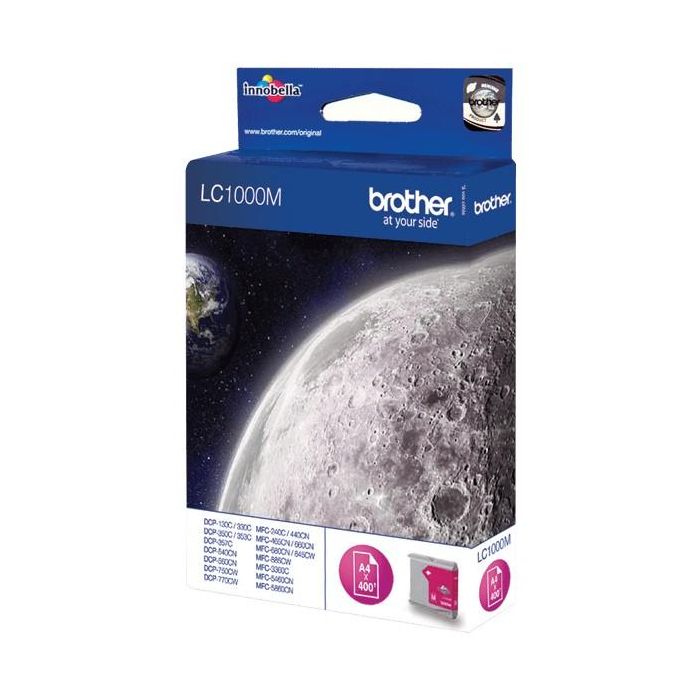 Brother LC-1000M Cartucho de Tinta Ink-jet Original Magenta 1